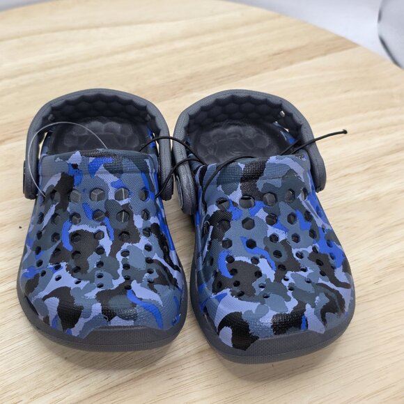 Joybees Size 5C Kids Blue Shoes Clogs New - Picture 3 of 8